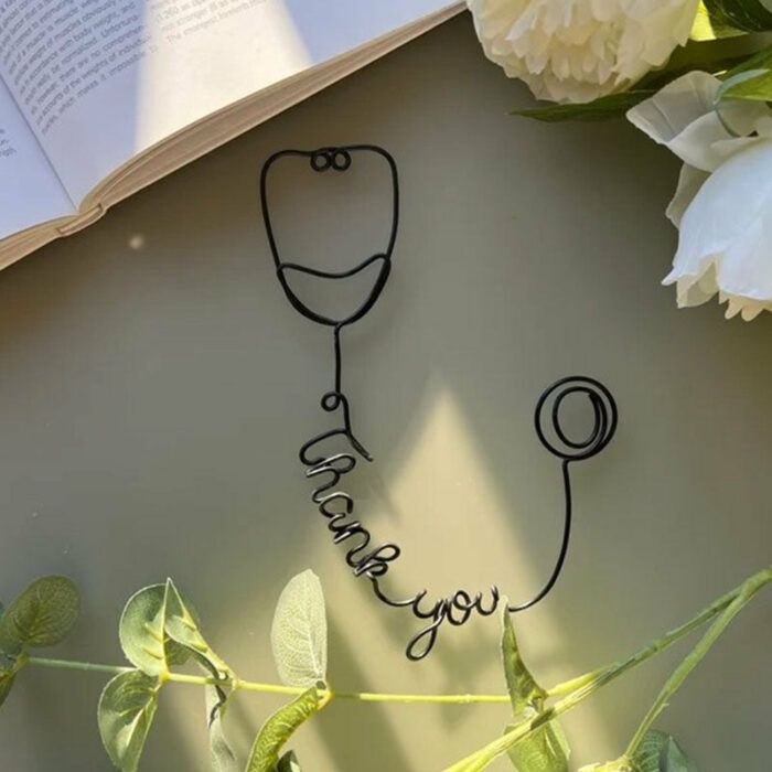 Personalised Stethoscope Bookmark | Wire Bookmark | Med Student Gifts