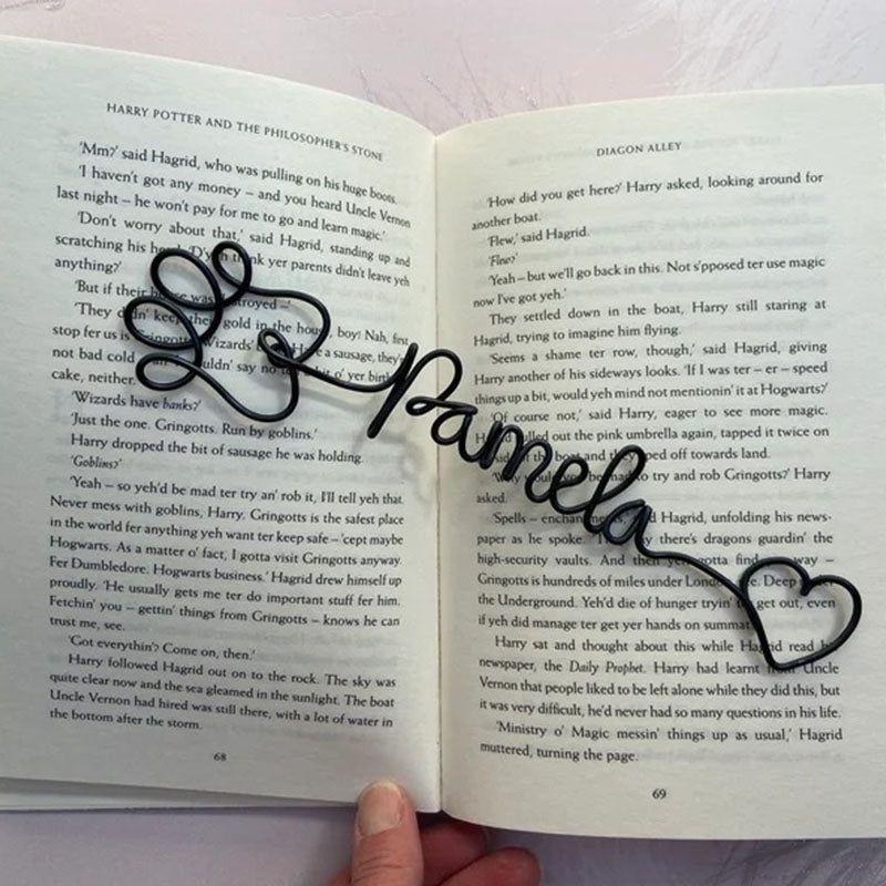 Personalised Wire Paw Bookmark | Dog Mum Gifts | Dog Dad Gifts