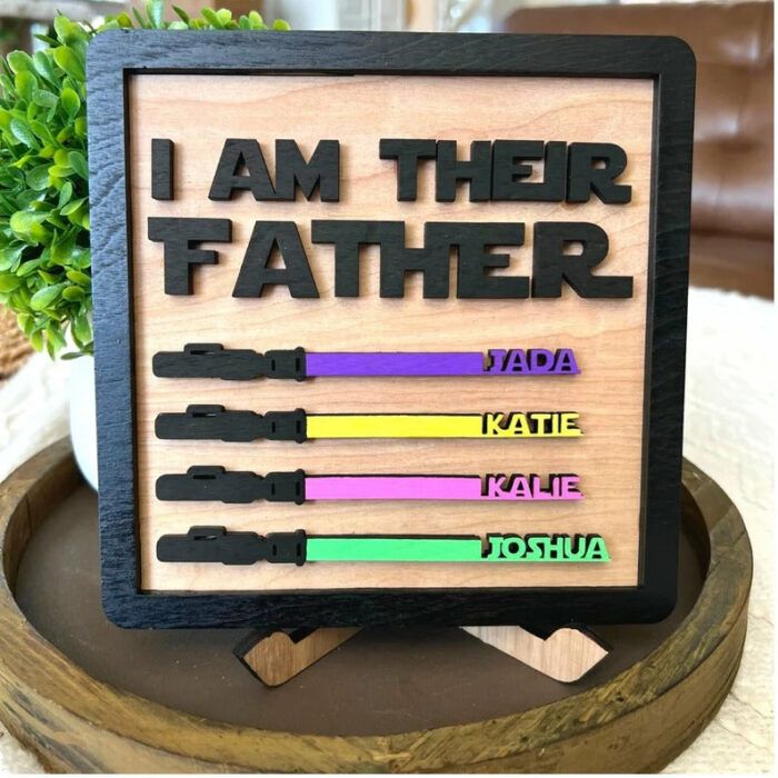 Father's Day Gift | Gifts for Dad | I am their Father gift | Grandfather Gifts | Light Saber Birthday Idea