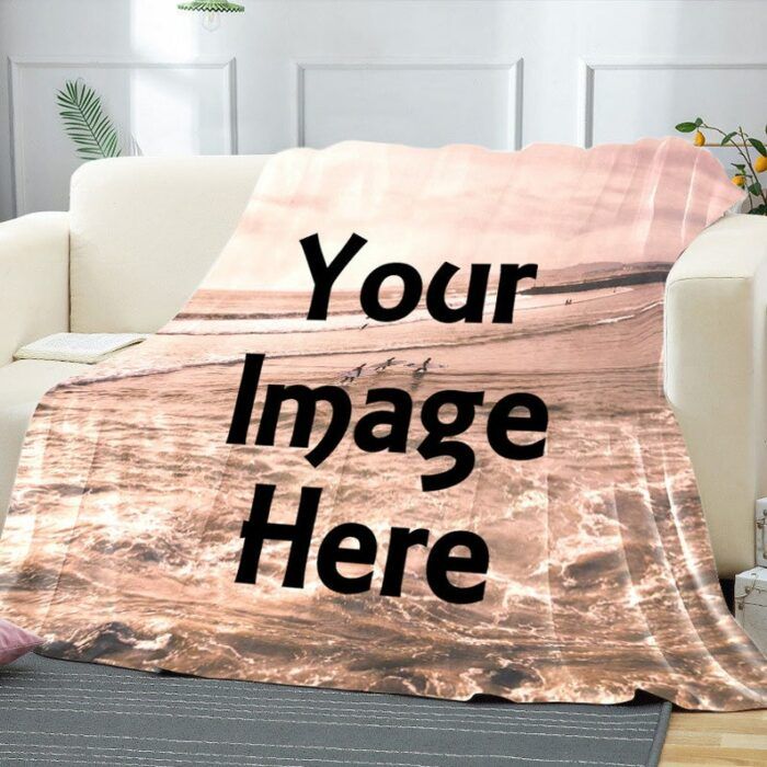 Custom Photo Fleece Blanket Personalized Blanket With A Photo