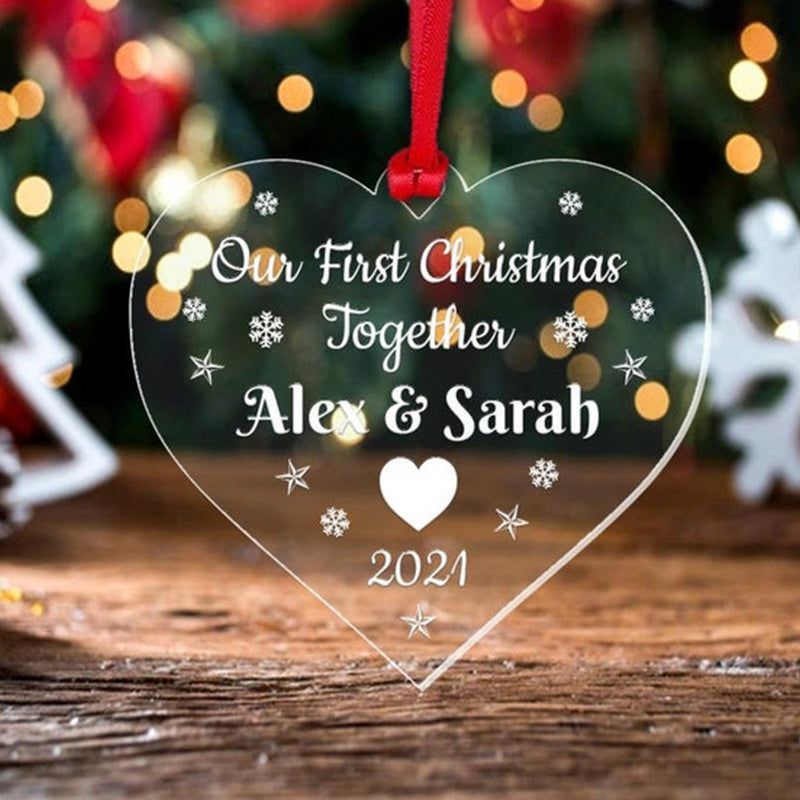 Personalised First Christmas Together Bauble