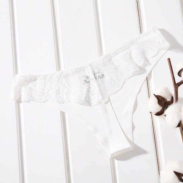 Custom Gifts for her Bride Panties - Lace Wedding Underwear Bridal Shower Gift Bachelorette Gift