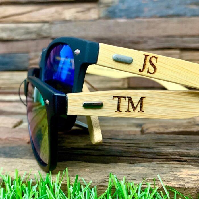 Personalized Engraved custom wooden sunglasses, Mens Gift Groomsmen Gift