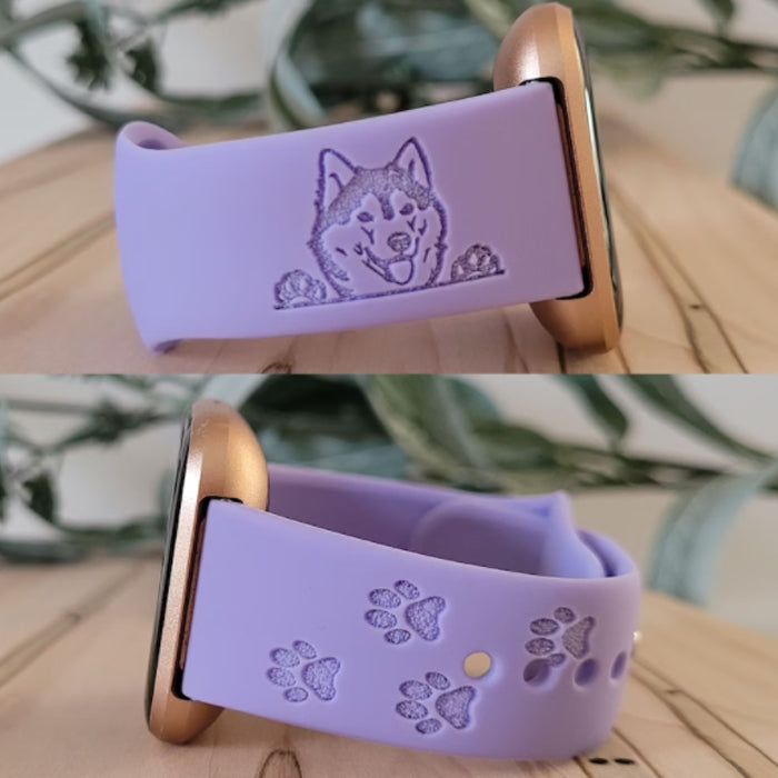 Engraved Watch Band DOG CHOOSE BREED
