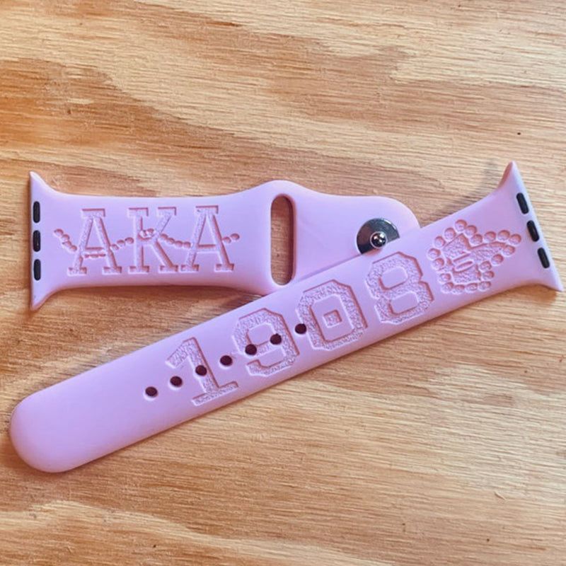 Pink & Green Inspired Watch Band for Apple, Fitbit, Samsung