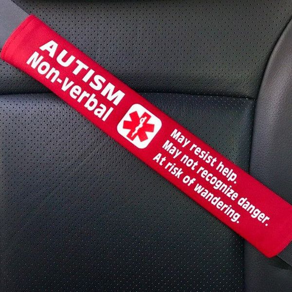 Medical Alert Seatbelt Cover