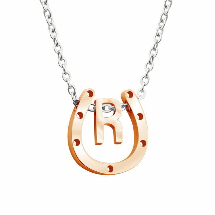 Horse shoe necklace, good luck necklace, personalised gift, lucky necklace, horse jewelry