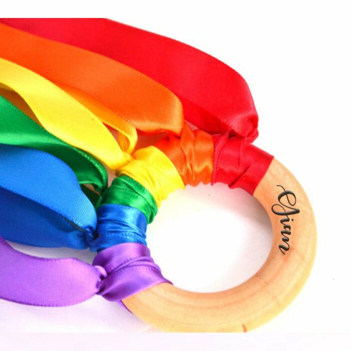 Hand Kite - Set of 2 Rainbow Hand Kites  Party Favors Stocking Stuffer Wedding Favor | Gift for Kids