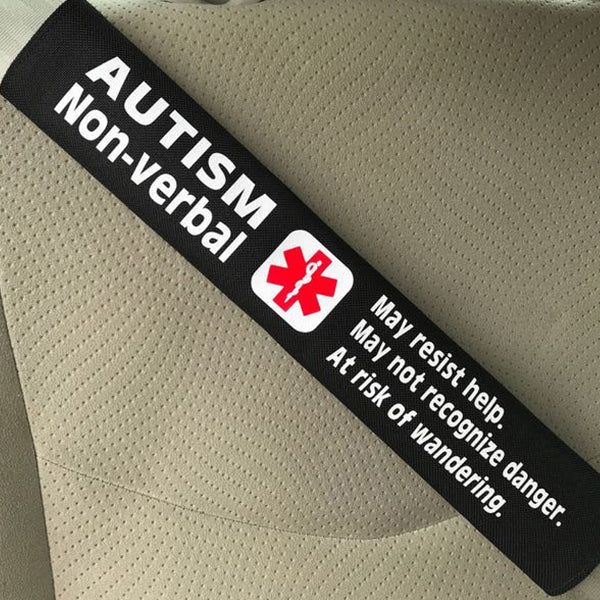 Medical Alert Seatbelt Cover