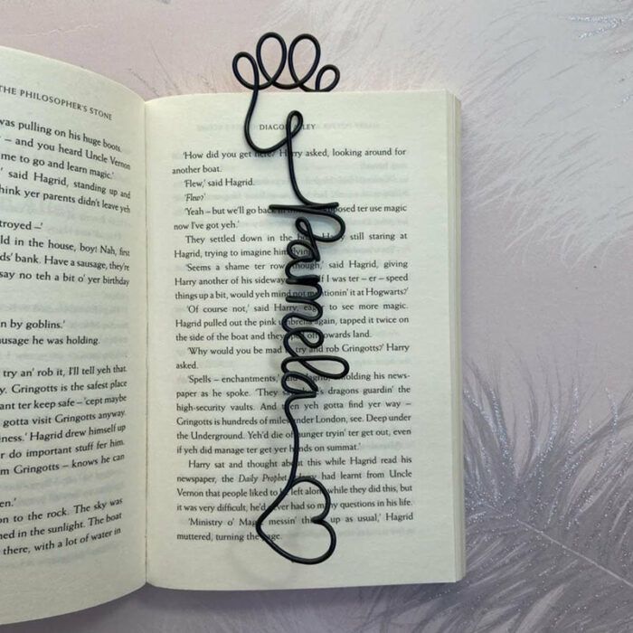 Personalised Wire Paw Bookmark | Dog Mum Gifts | Dog Dad Gifts
