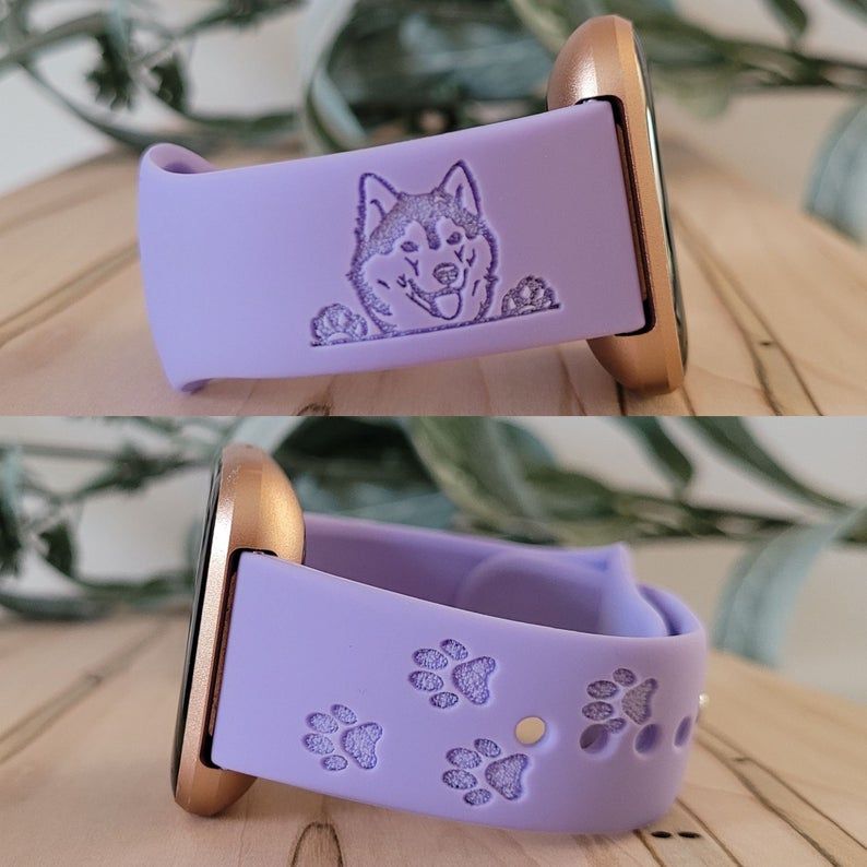 Engraved Watch Band DOG BREED