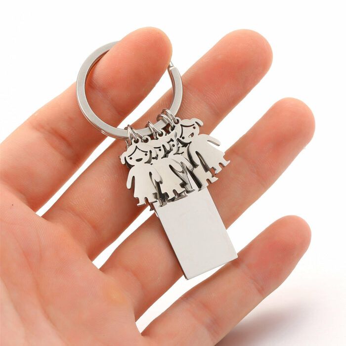 Personalized Keychains,Family Keychains Gift Keyring,Custom Family Gift Keychain