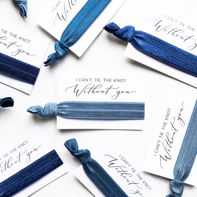 CUSTOM Promotional Bridal Show Hair Tie Favors | Event Handouts Promos Gifts for Wedding Pros + Planners