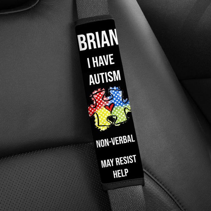Autism Seatbelt Cover - PERSONALIZED