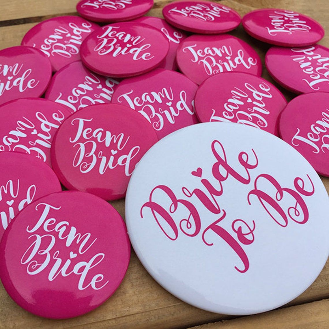 Team Bride Hen Party Badge / Bride to Be - Hen Do - Favours - Hen Night Accessories