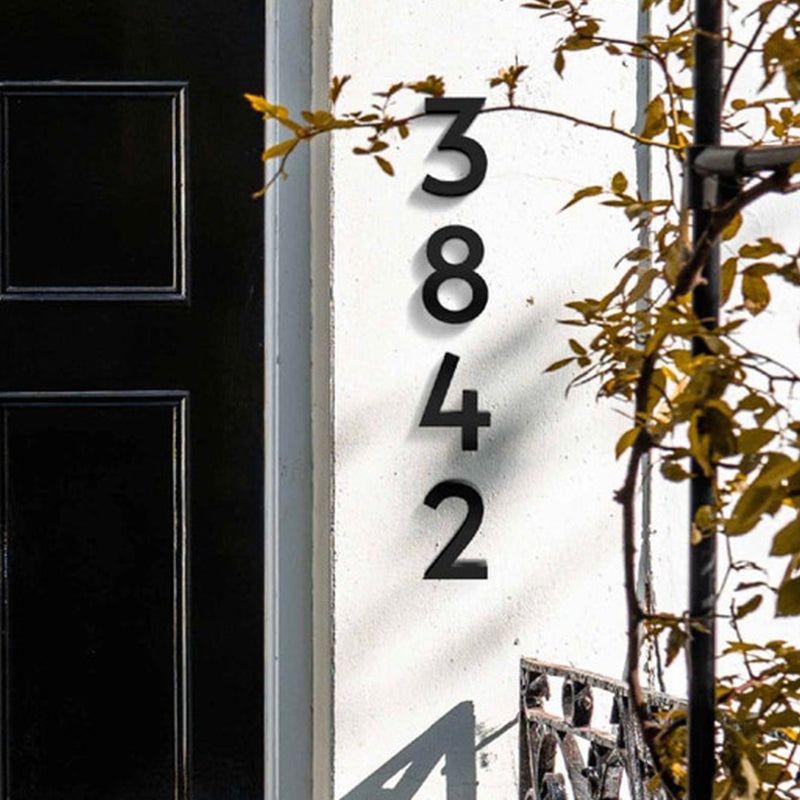 Large Modern House Numbers, Address Numbers, Door numbers