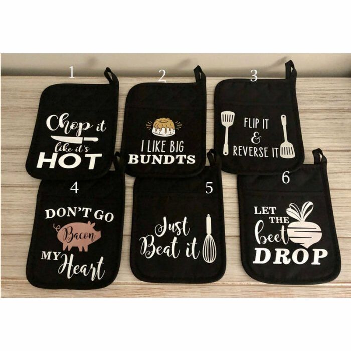Personalized Sublimation Pot Holder, Personalized Oven Mitt