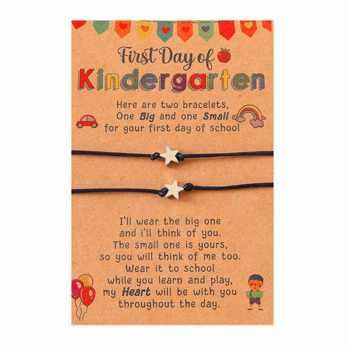 First Day of kindergarten Bracelets Matching Bracelets