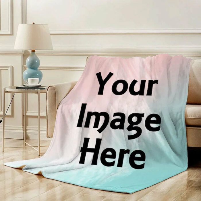 Custom Photo Fleece Blanket Personalized Blanket With A Photo