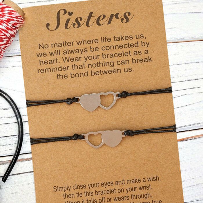 Sister wish bracelet simple gift