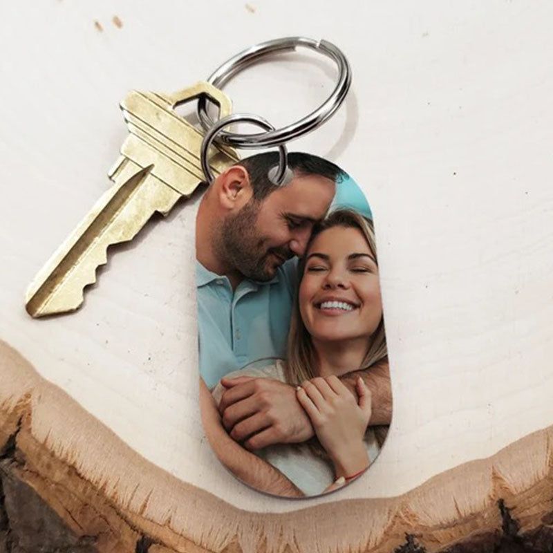 Custom Photo Keychain, Drive Safe Keychain, I Need You Here With Me,  Picture Keychain, Gift For Long Distance Boyfriend, Personalized Metal  Keychain For Girlfriend - Necklacespring