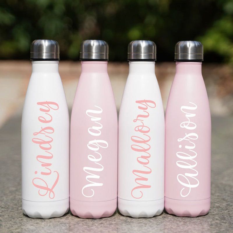 Bridesmaid Gift, Personalized Water Bottle, Bridesmaid Water Bottle, Bridesmaid Gift Ideas-500ml