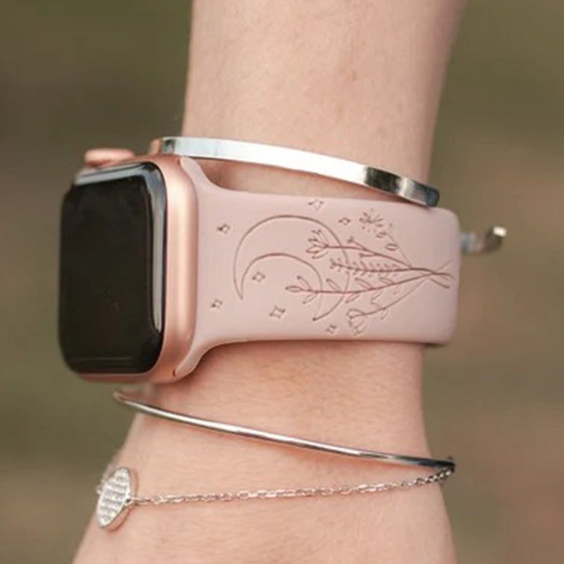 Customize Your Own Engraved Apple Watch Compatible Band, Mother's Day Gift, Gift For Mom, Gift For Her, Custom Mom Gift