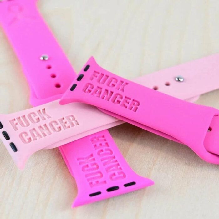 F**K Cancer Watchband Compatible For Apple Watch Band 42/44mm 38/40mm for iWatch