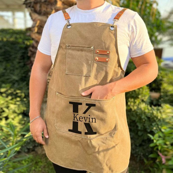 Personalized Apron For Him, Gift For Dad