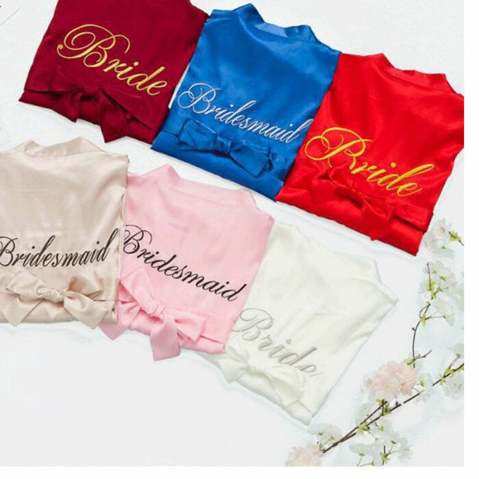 ADD ON Monogram Embroidery, Bridesmaid Names, Embroider Pajamas