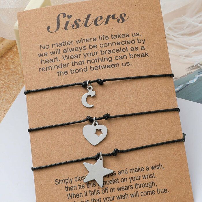 Soul Sister  Bracelet Unbiological Sister Soul Sister Gift Best Friend Gift Adjustable