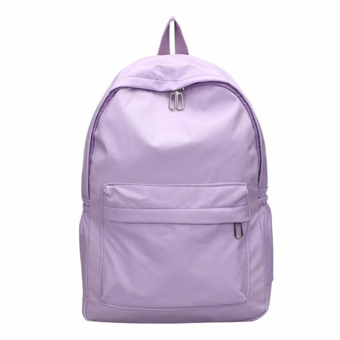 Personalised Name Initial Backpack with Pink Rabbit Design