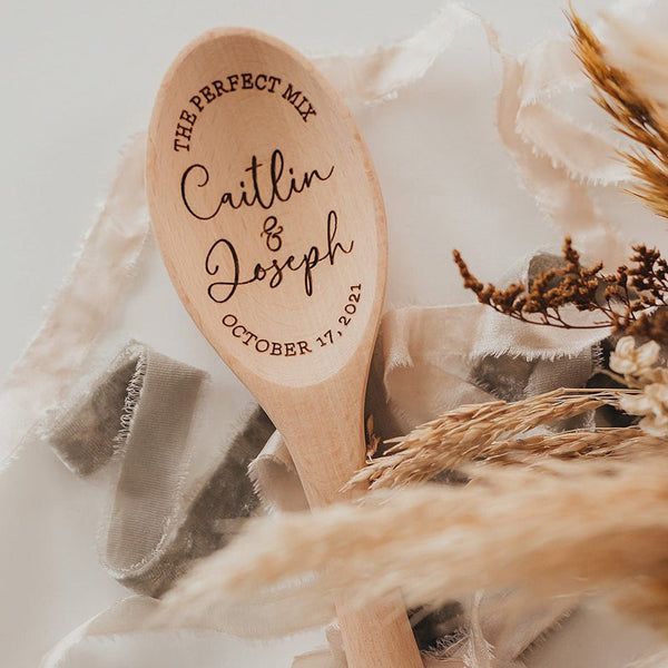 Personalized Name Wood Mixing Spoon