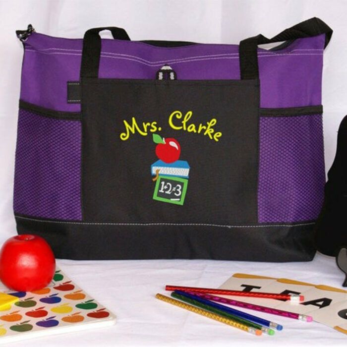 Teacher tote bag graduation gift for new teachers