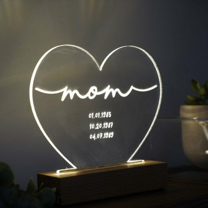 Gift idea for mom - night light for mommy - personalized gift for mom - Mother's day gift