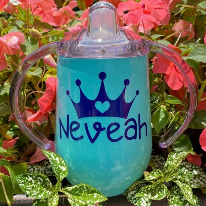 Princess Crown Sippy Cup / Stainless Steel Toddler / Baby Shower Gift / Training
