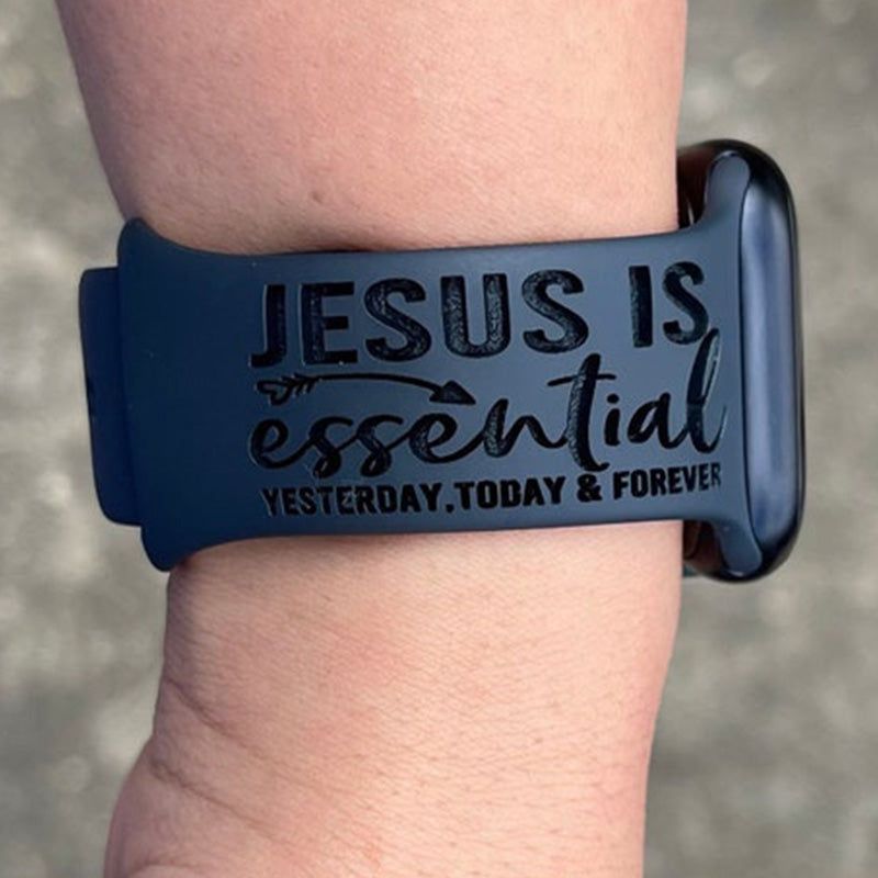 Jesus is Essential, Scripture Watch Band. Apple Watch Band