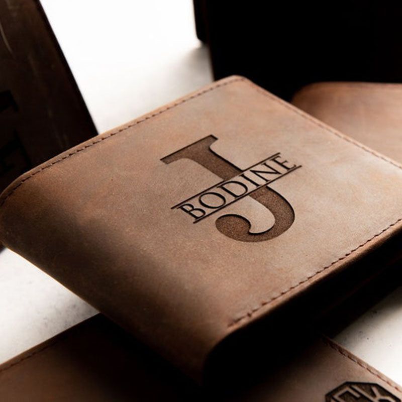 Personalized Leather Custom Wallets  Best Father's Day Gifts