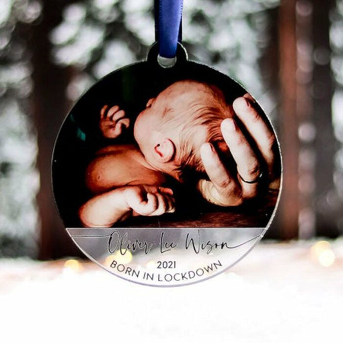 Born In Lockdown 2023, Baby First Christmas Ornaments