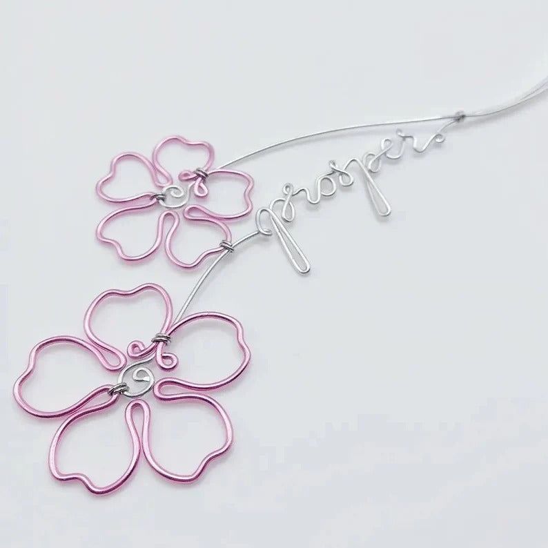 Sakura Wire Name , Cherry Blossom Wire, Flower Wire Name Bookmark