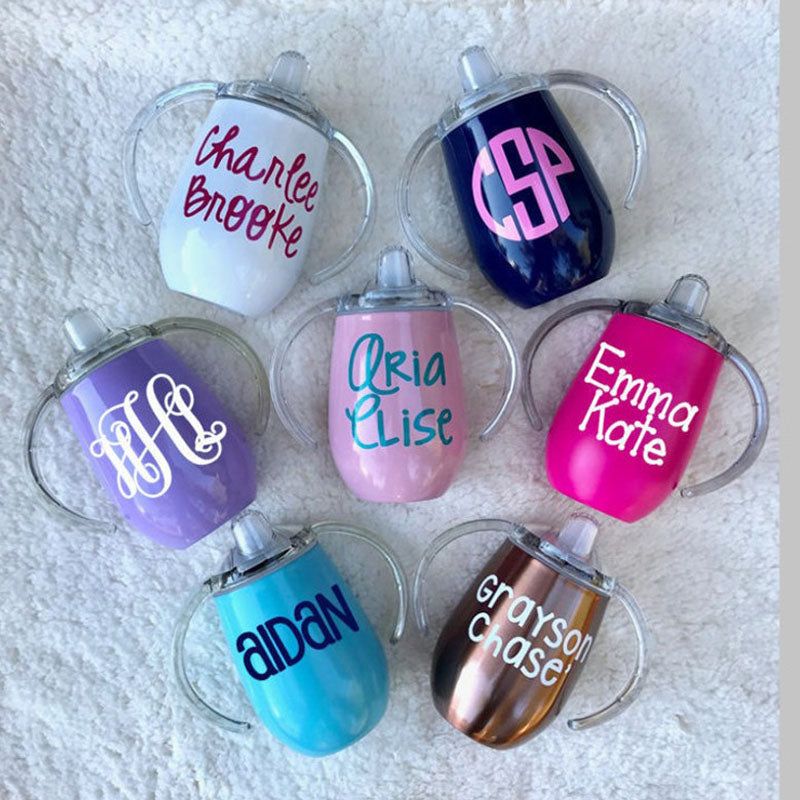 Personalized Sippy Cup / Stainless Steel Toddler Cup