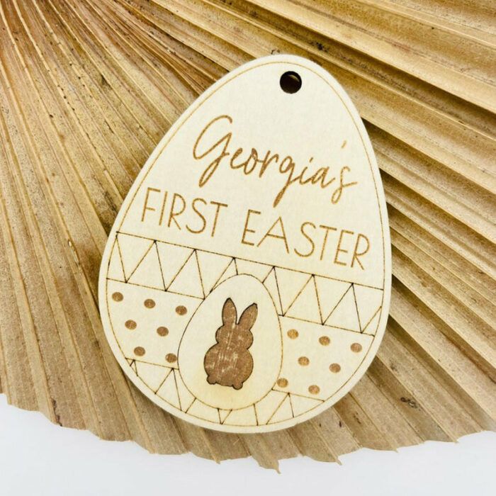 Easter Egg Tag | Easter Basket | Personalised Easter Basket Tag