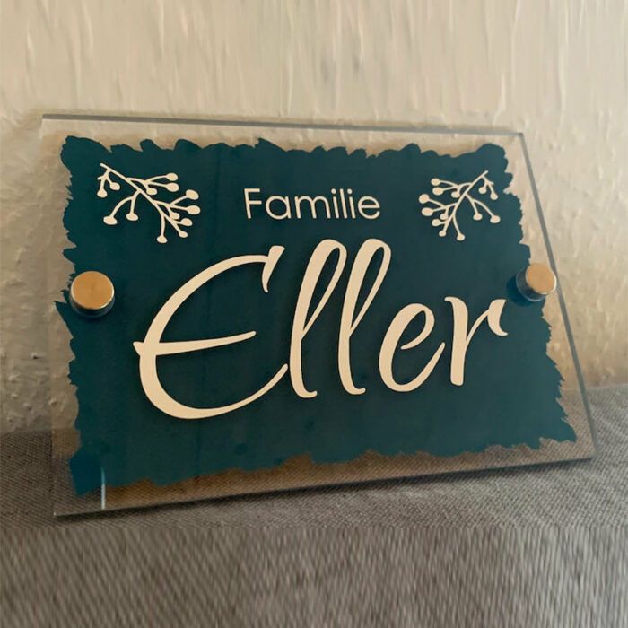 Door sign customizable Name tag Bell sign Gift Name House Family Entrance Wall decoration personalized Sign Door decoration