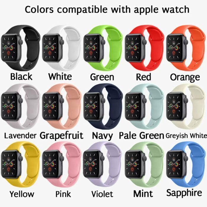 Sunflower Apple Watch Band Personalized Engraved iWatch Band