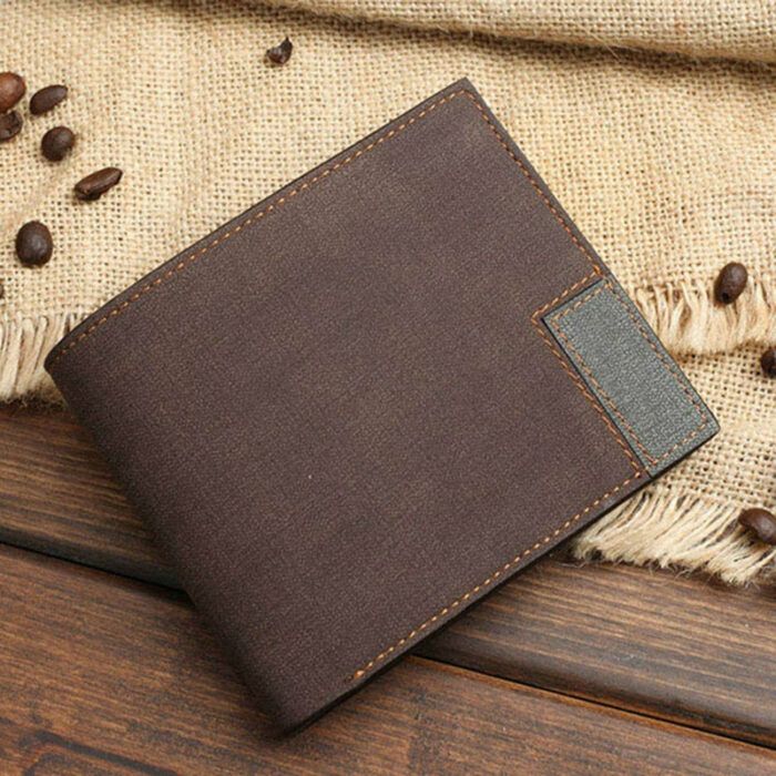 Custom Picture Wallet Men Short Leather Diy Personalized Image Purse Father's Day Gift