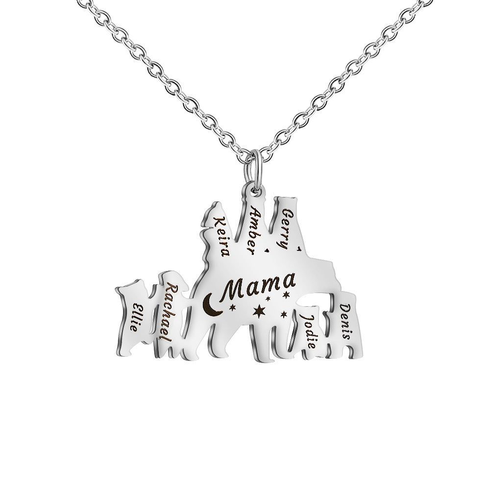 Elephant Gifts, Elephant Necklace, Personalized Necklace