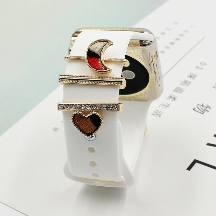 Watch Band Decoration Ring - Apple Diamond Ornament - iWatch Bracelet