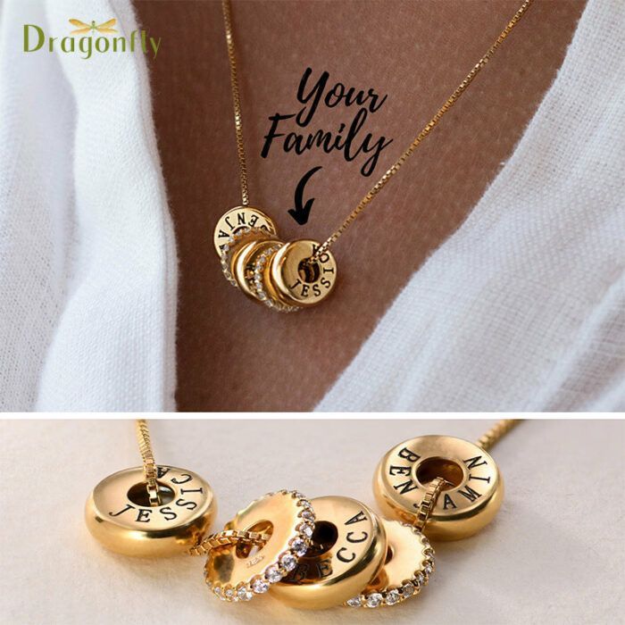 Personalized Name Necklace| Personalised Family Names Necklace| Personalized Gifts |Couple Gifts