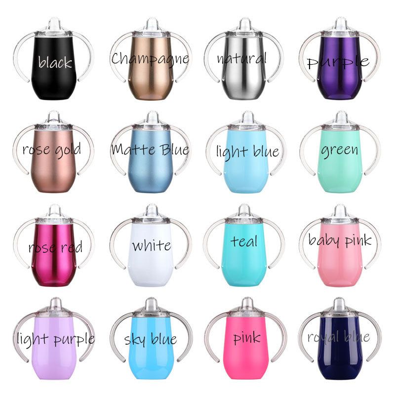 Personalized Baby 10oz Sippy Cup Stainless Steel Tumbler