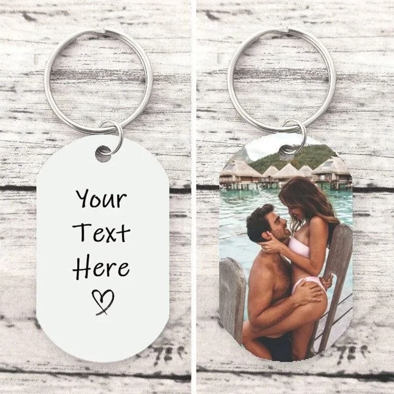 Picture Keychain, Custom Photo Gifts, Keychain For Boyfriend, Keychain For Him
